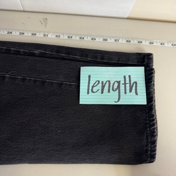 Vintage Levi’s 90s 501 Black Charcoal Denim Jeans 32/30 - Picture 12 of 15